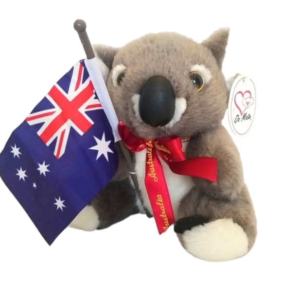 NEW Koala Bear with Flag Australian Design - Picture 1 of 11